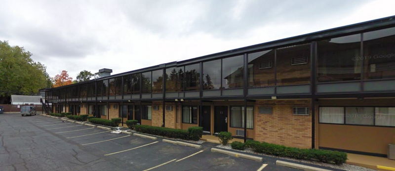 Downtown Inn (Spartan Motel, Spartan Inn) - Vintage Postcard (newer photo)